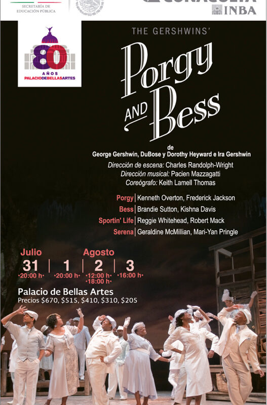 Porgy and Bess: una gran orgía melódica, en el Palacio de Bellas Artes