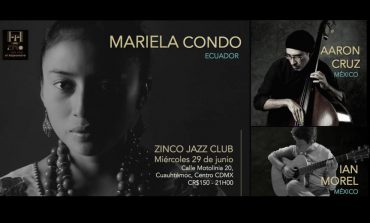 El folclor ecuatoriano de Mariela Condo, en el Zinco Jazz Club